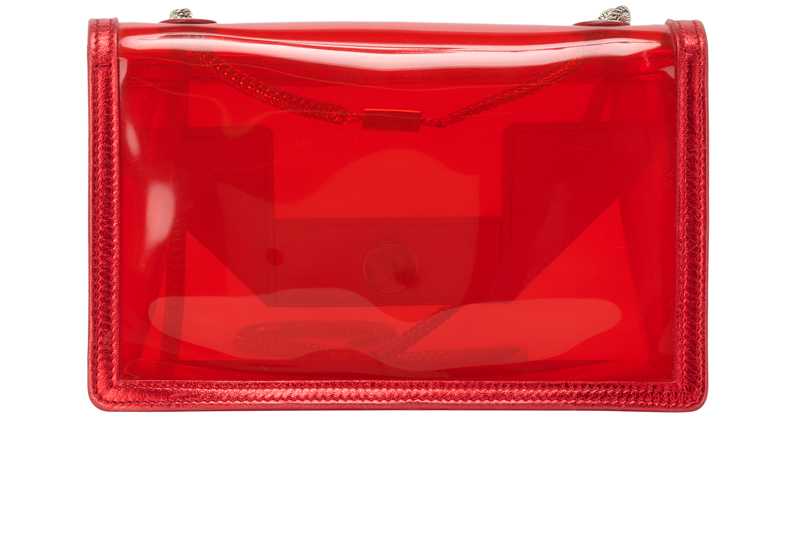 Betty, &pound;295, Handbags, Red, PVC, Back view